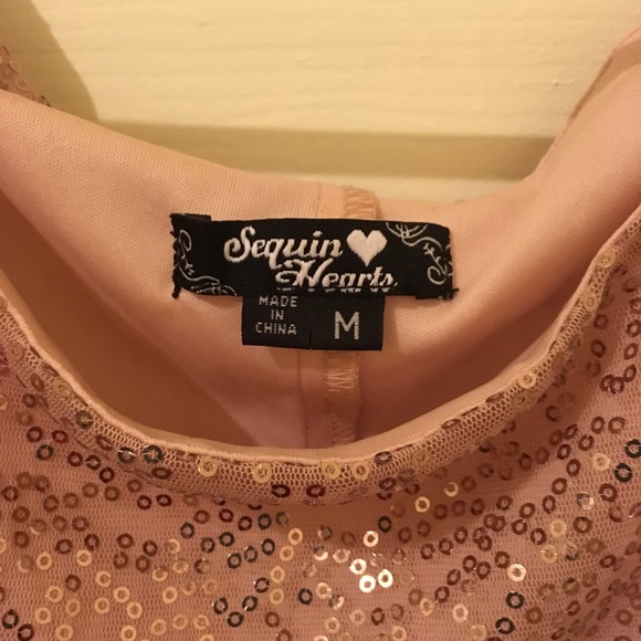 Pink sequin Party dress - Picture 4 of 8